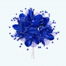3"  Silk Flower with Pearl 6X12 | Royal Blue